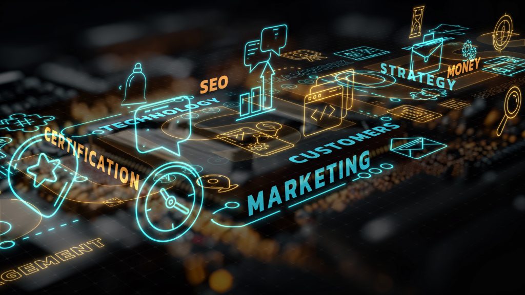 digital marketing for services section of website