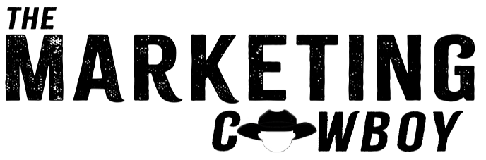 the marketing cowboy logo